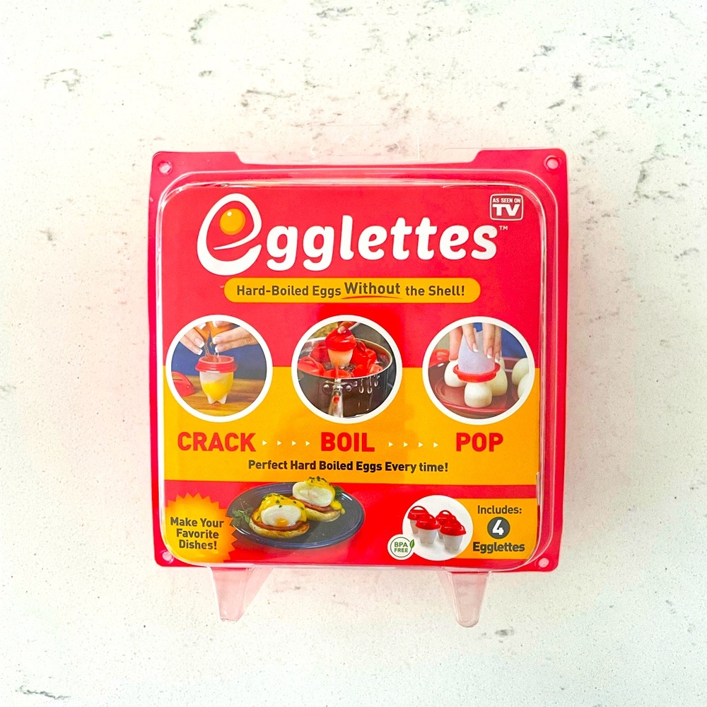 🔴 3 for $15 Egglettes Boiled Egg Cookware NIB